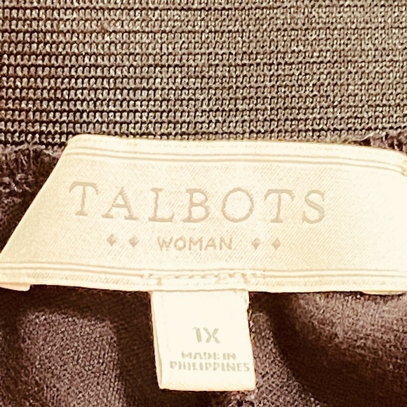 Talbots Black Elastic Waist Pull On Leggings - Size 1X - Picture 4 of 5